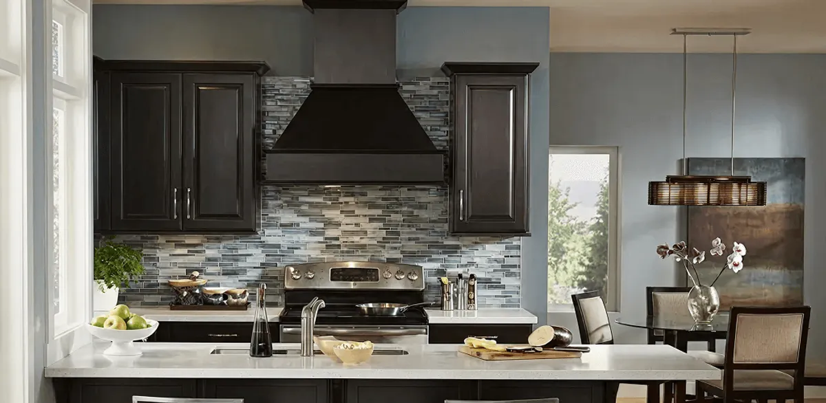 Kitchen cabinet painting and refinishing in a modern kitchen in Sioux Falls, SD